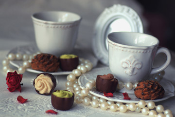 retro coffee Lunch candy