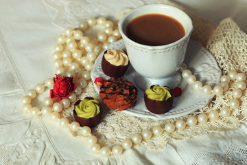 retro coffee Lunch candy