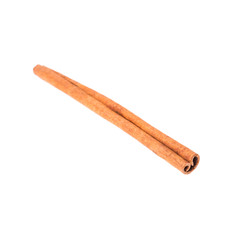 cinnamon stick on white background