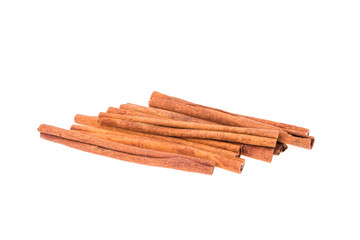 cinnamon stick on white background