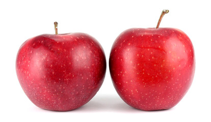 Red apple isolated on white background cutout