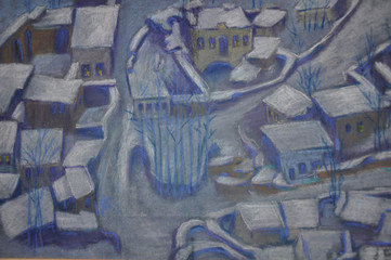neighbourhood painting © timur1970