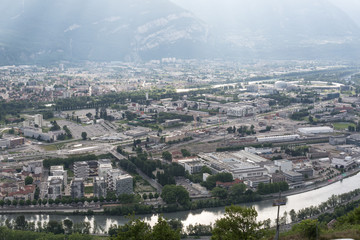 Grenoble depuis la Bastille