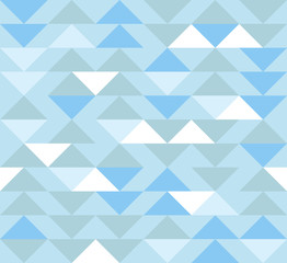 Abstract seamless blue geometric pattern
