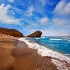 Almeria Playa del Monsul beach at Cabo de Gata