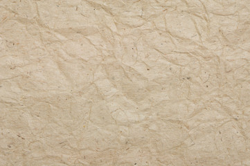 old crumpled wrapping paper