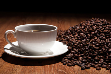coffee sill life with cup of coffee