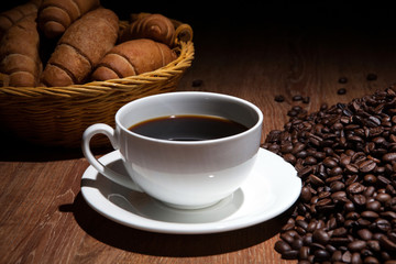 coffee sill life with cup of coffee