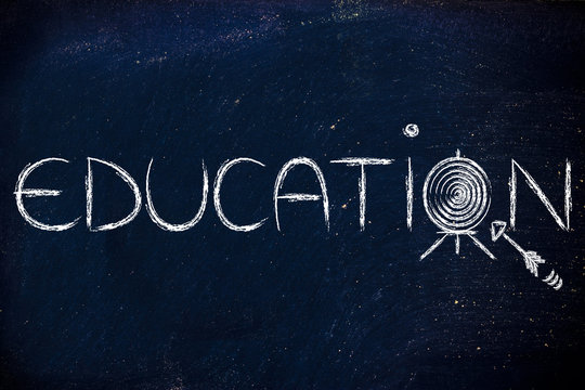 use education to hit your targets in life