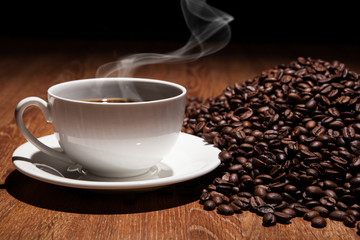 coffee sill life with cup of coffee