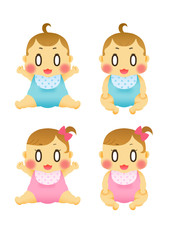赤ちゃん　男の子　女の子