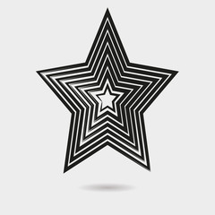 Star icon vector