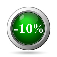 10 percent discount icon