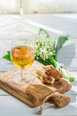 Sweet cantuccini with Vin Santo