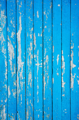 Fototapeta na wymiar Texture of Wood blue panel for background