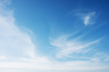 blue sky background with white clouds