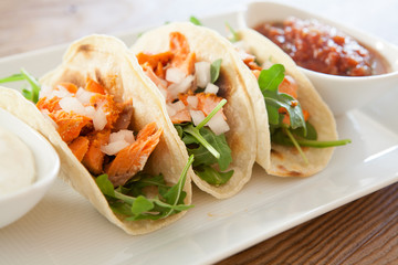 Salmon Tacos