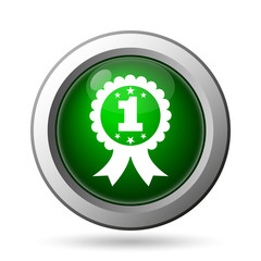 First prize ribbon icon