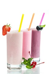 Smoothie, Milk Shake, Fruit.