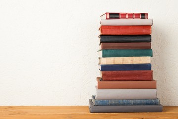 Book, shelf, stack.