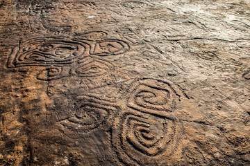 Rock Paintings At The Dominican Republic