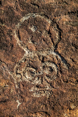 Rock Paintings At The Dominican Republic