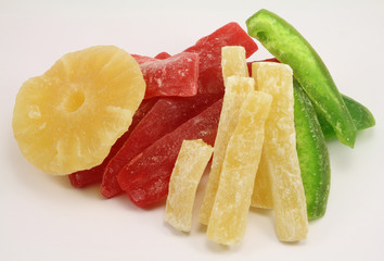 Assorted Dried pineapple slices with dried Pamela