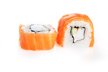 sushi with salmon