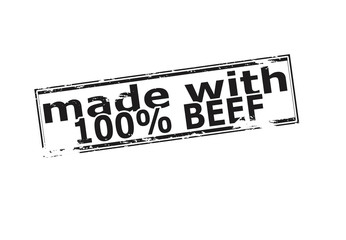 One hundred percent beef
