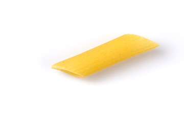 penne isolated on white background