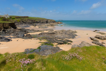 North CornwallSouth West Coast Path view Harlyn Bay 