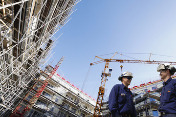 Building workers , cranes and scaffoldings industry
