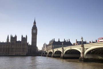 Fototapeta na wymiar UK - London - Westminster Bridge
