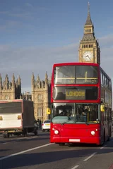 Foto op Canvas VK - Londen - Rode dubbeldekkerbus © Alessandro Lai