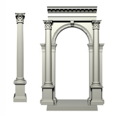 Corinthian Greek style column