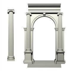 Ionic Greek style column