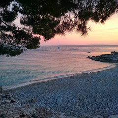 Закат на острове Хвар. Хорватия. © Maxim Striganov