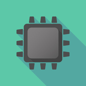 Black CPU icon