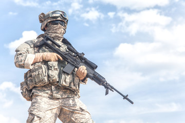 Obraz premium United States paratrooper 