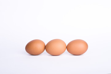 Eggs isolated