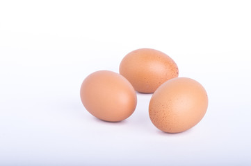 Eggs isolated