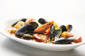 italian traditional seafood stew
