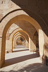 Gallery of the Sultanhani caravansary at Turkey