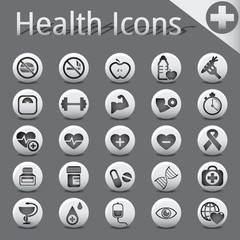 Web Site and Internet Icons medicine fitness health