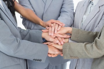 Obraz premium Business team celebrating a good job