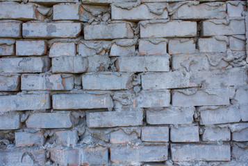 Brick wall rough masonry. Stone texture background