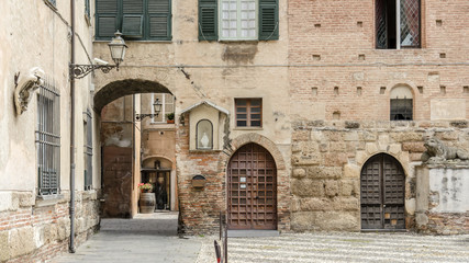 Medieval architecture in Central Italy.