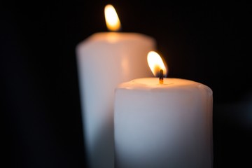 Blazing candles