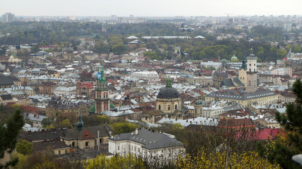 City Panorama. Lvov. Ukraine