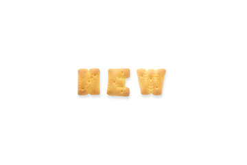 The Letter Word NEW Alphabet Biscuit Cracker